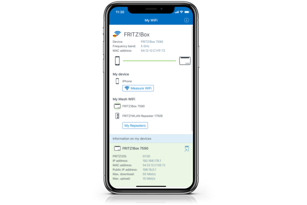 FRITZ!App WLAN (iOS)